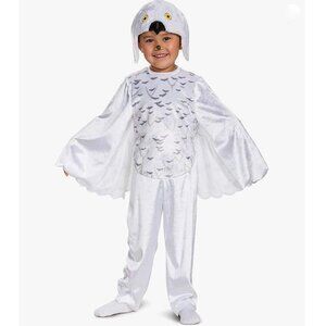 Disguise Toddler Harry Potter Hedwig Owl Halloween Costume Jumpsuit Headpiece